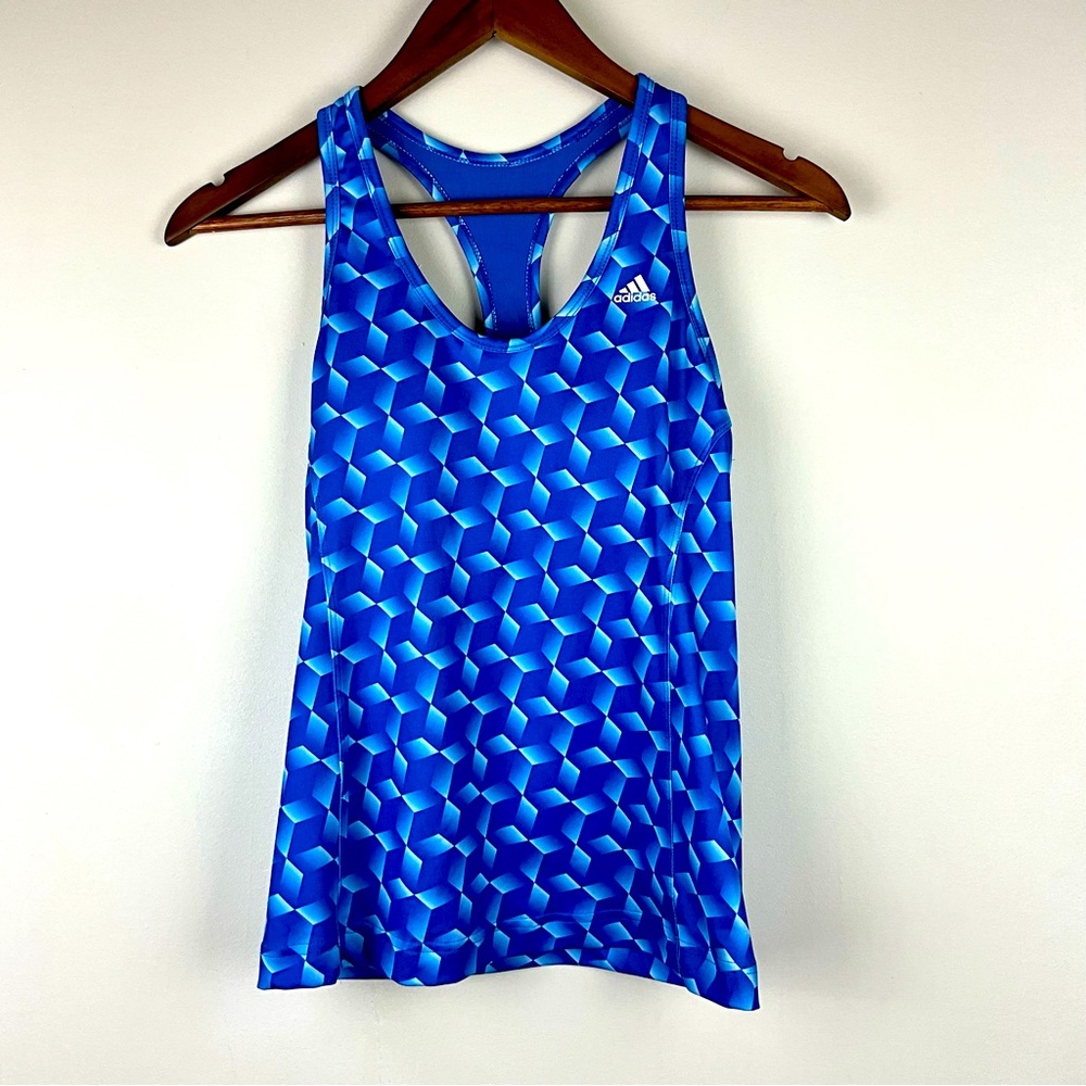 Adidas swim Blue‎ top Size S